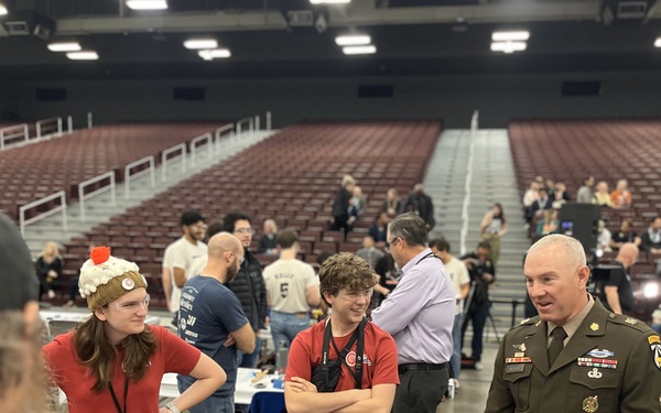 CSM Brian A. Hester, AFC Command Sergeant Major, visits SXSW