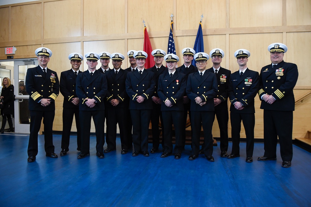 OCS Class 07-24 Graduation with Vice Admiral John Mustin