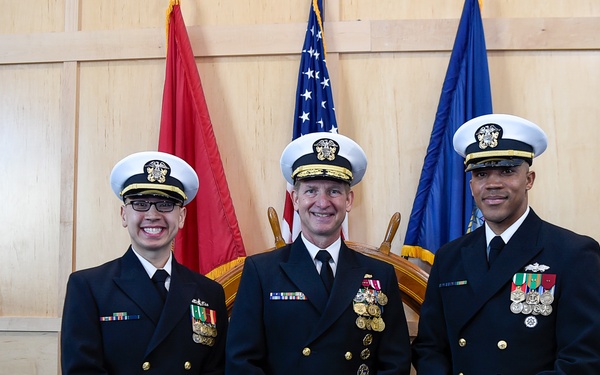OCS Class 07-24 Graduation with Vice Admiral John Mustin