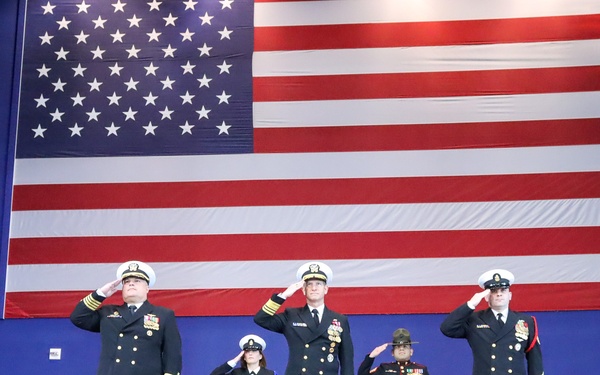 OCS Class 07-24 Graduation with Vice Admiral John Mustin