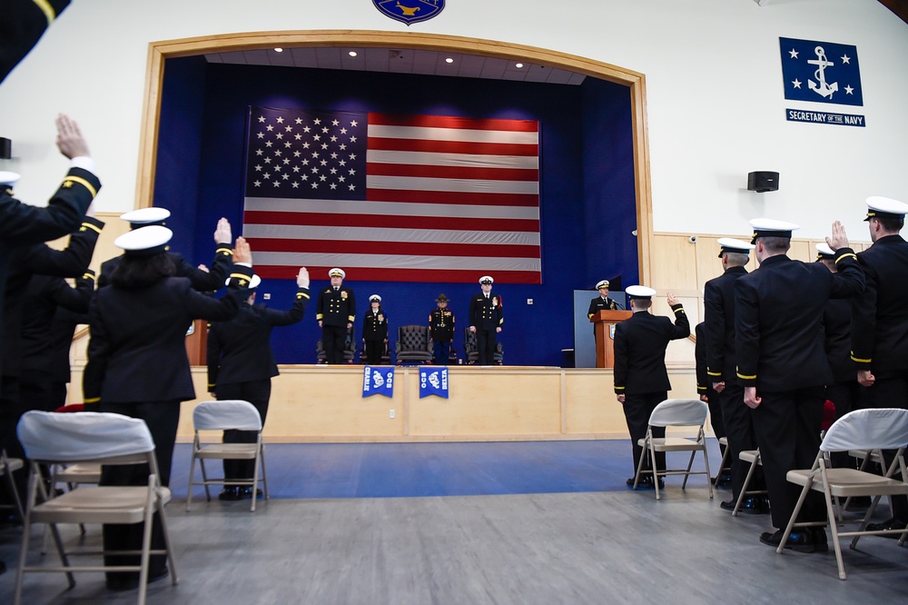 OCS Class 07-24 Graduation with Vice Admiral John Mustin