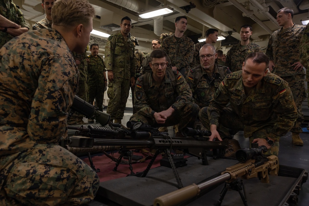 Iron Fist 24: JGSDF and third nation observers visit USS America