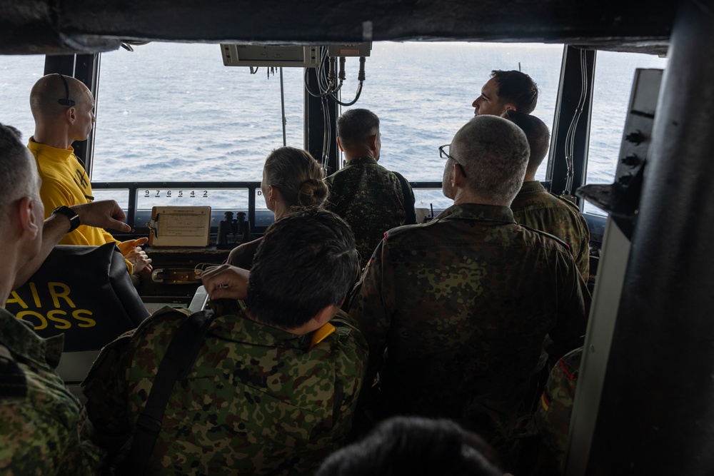 Iron Fist 24: JGSDF and third nation observers visit USS America
