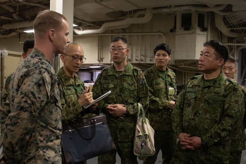 Iron Fist 24: JGSDF and Third Nation Observers visit USS America