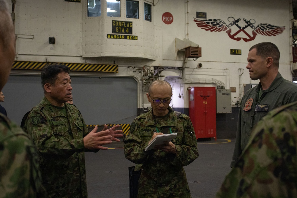 Iron Fist 24: JGSDF and Third Nation Observers visit USS America