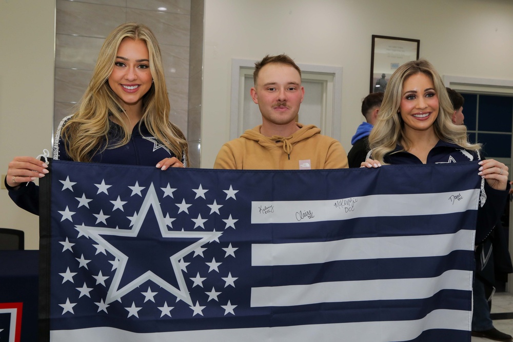 Dallas Cowboys Cheerleaders Bring Cheer and Support to Troops in South Korea