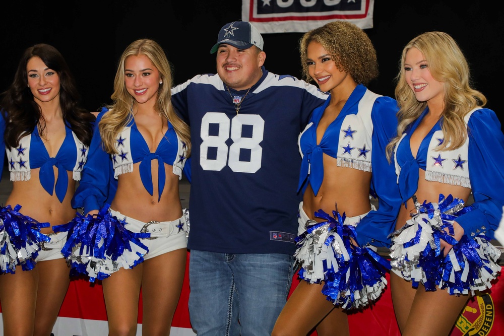 Dallas Cowboys Cheerleaders Bring Cheer and Support to Troops in South Korea