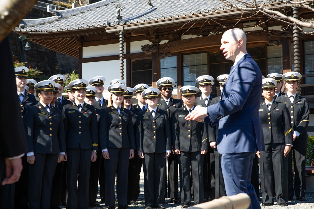 USNA Glee Clubs Jodo-ji Temple Performance