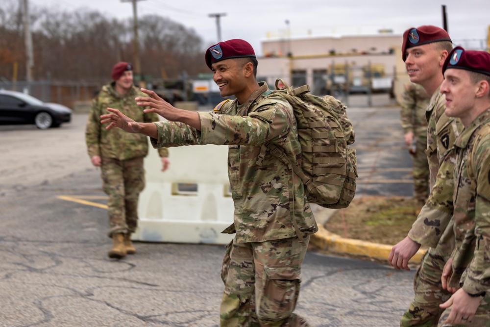 KFOR homecoming for C Co. 1-143d Infantry (Airborne) and the 110th Public Affairs Detachment