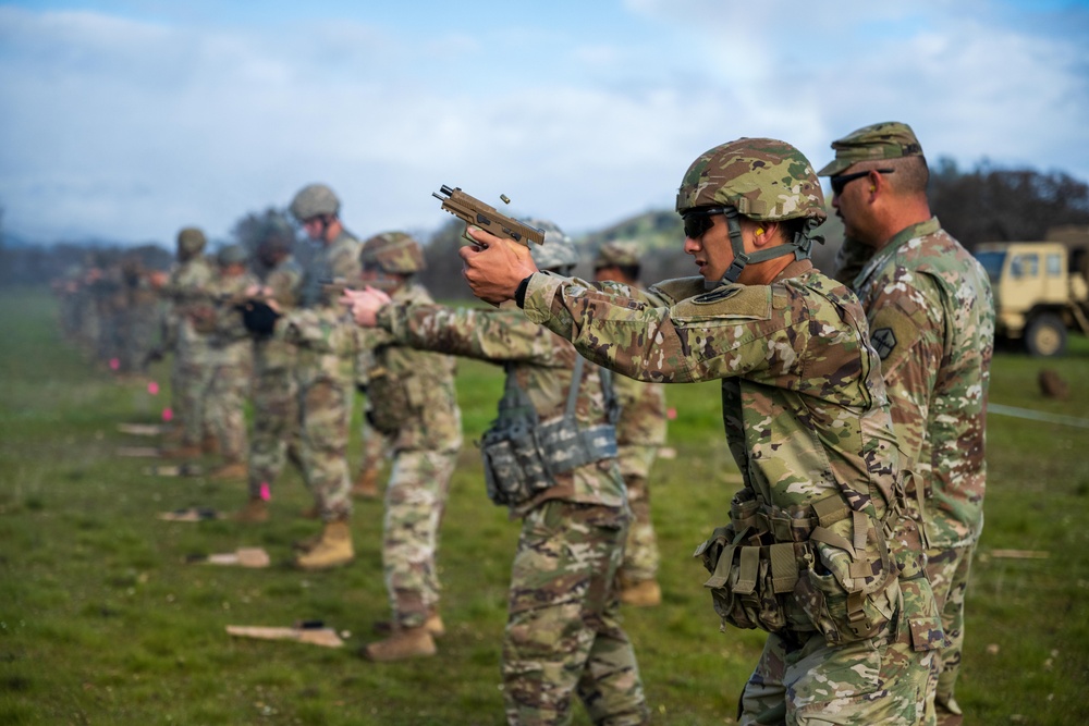 63rd Readiness Division Compete in Excellence-In-Competition Pistol Match