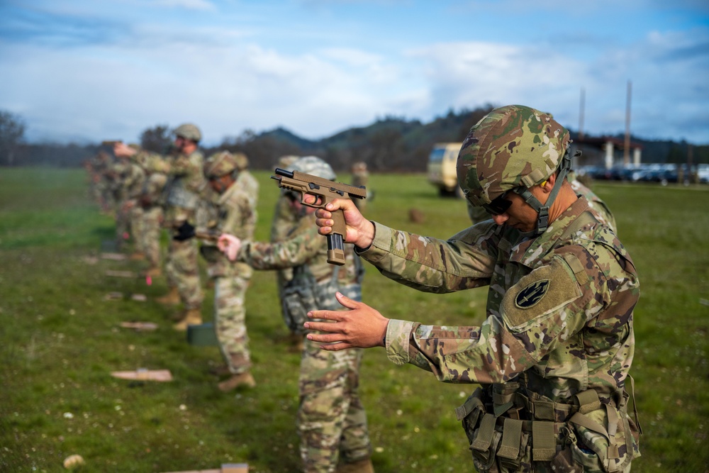 63rd Readiness Division Compete in Excellence-In-Competition Pistol Match