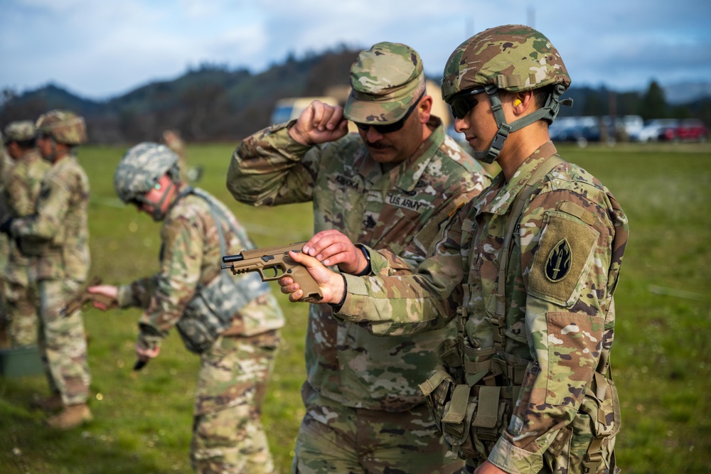 63rd Readiness Division Compete in Excellence-In-Competition Pistol Match