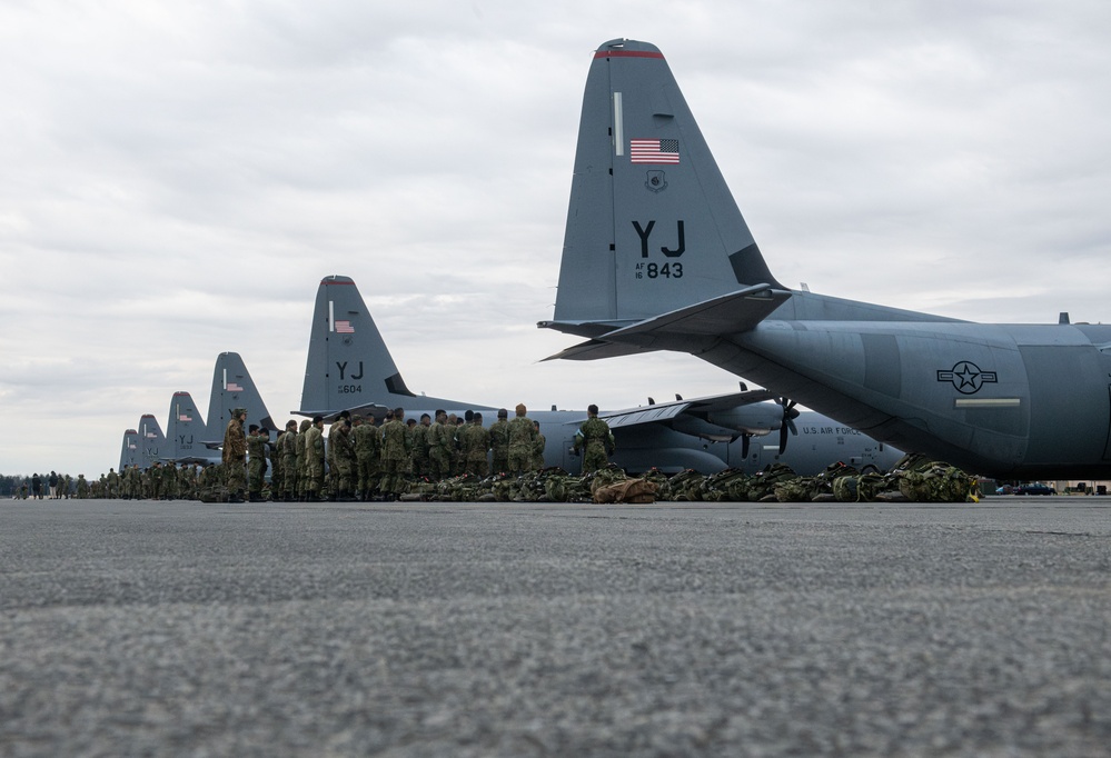 Airborne 24: U.S., Japan interoperability showcases training for largest static-line jump