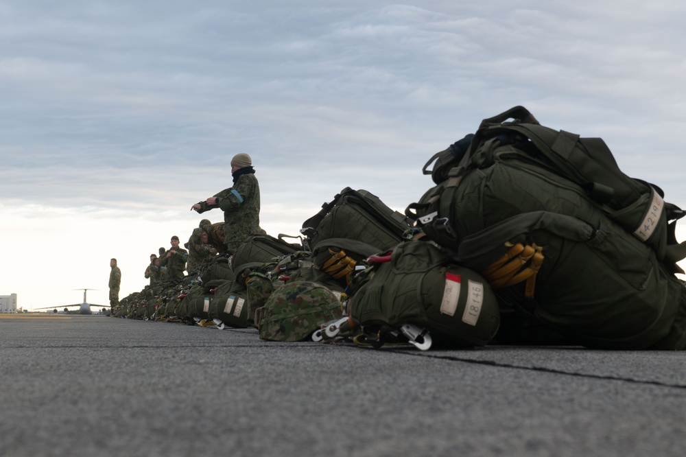 Airborne 24: U.S., Japan interoperability showcases training for largest static-line jump