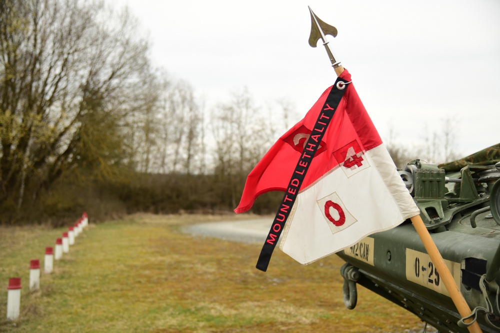 Dismounted Operations with O Troop