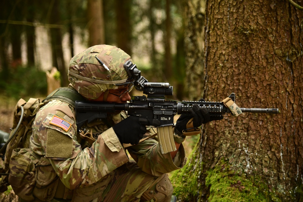 Dismounted Operations with O Troop
