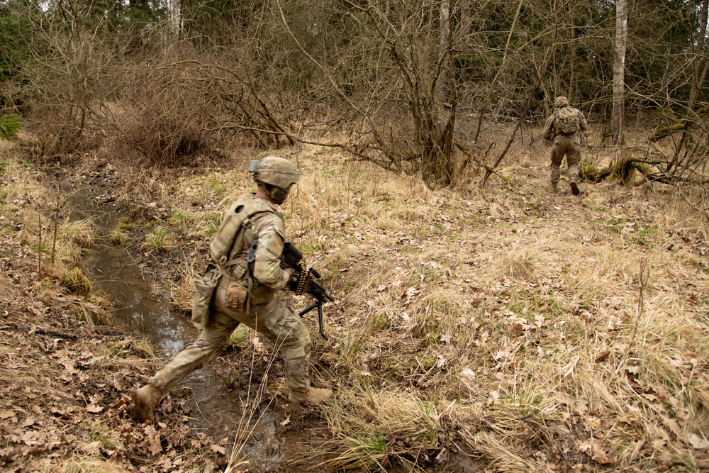 Dismounted Operations with O Troop