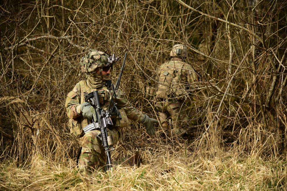 Dismounted Operations with O Troop