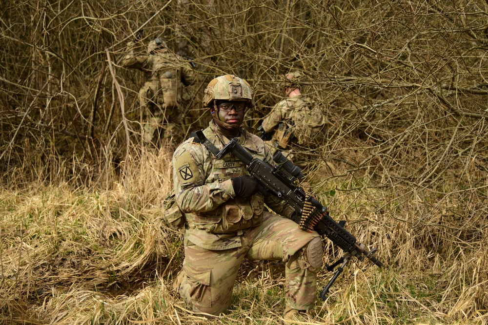 Dismounted Operations with O Troop