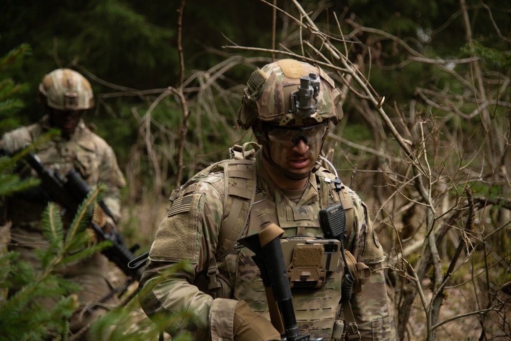 Dismounted Operations with O Troop
