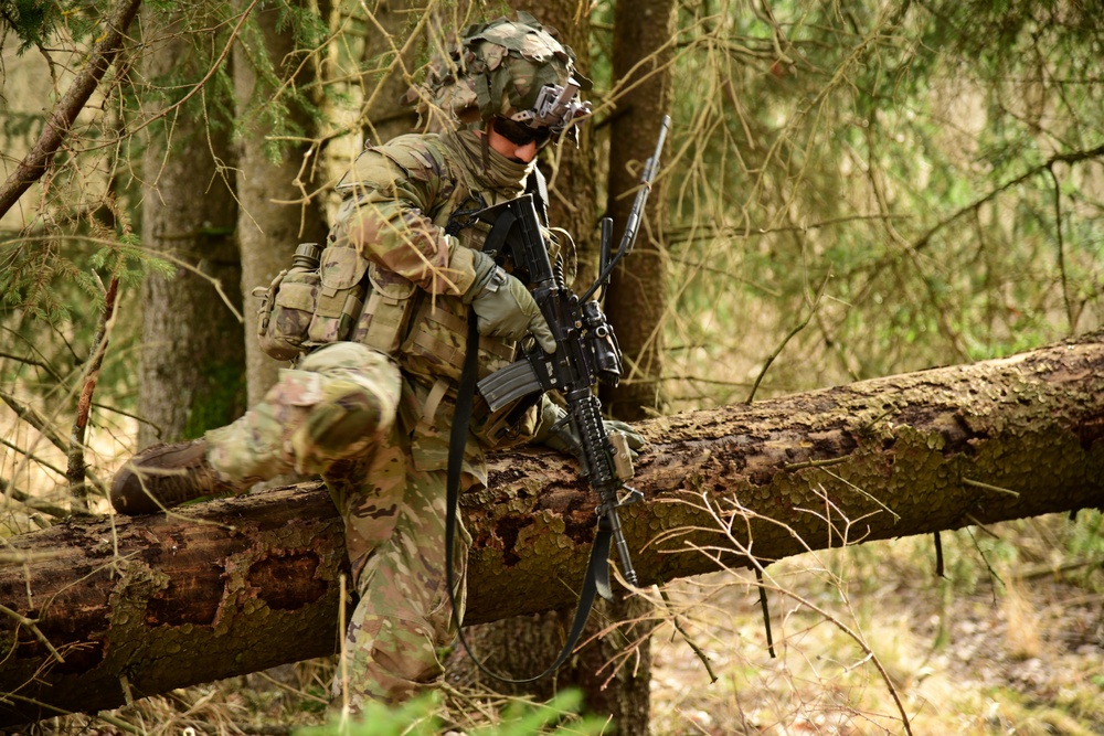 Dismounted Operations with O Troop