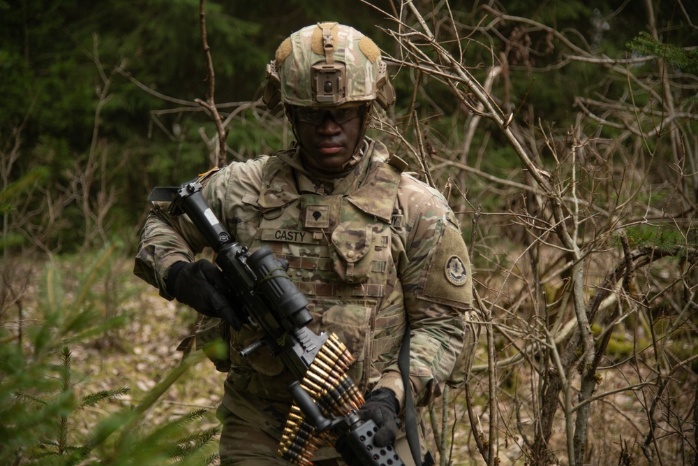 Dismounted Operations with O Troop