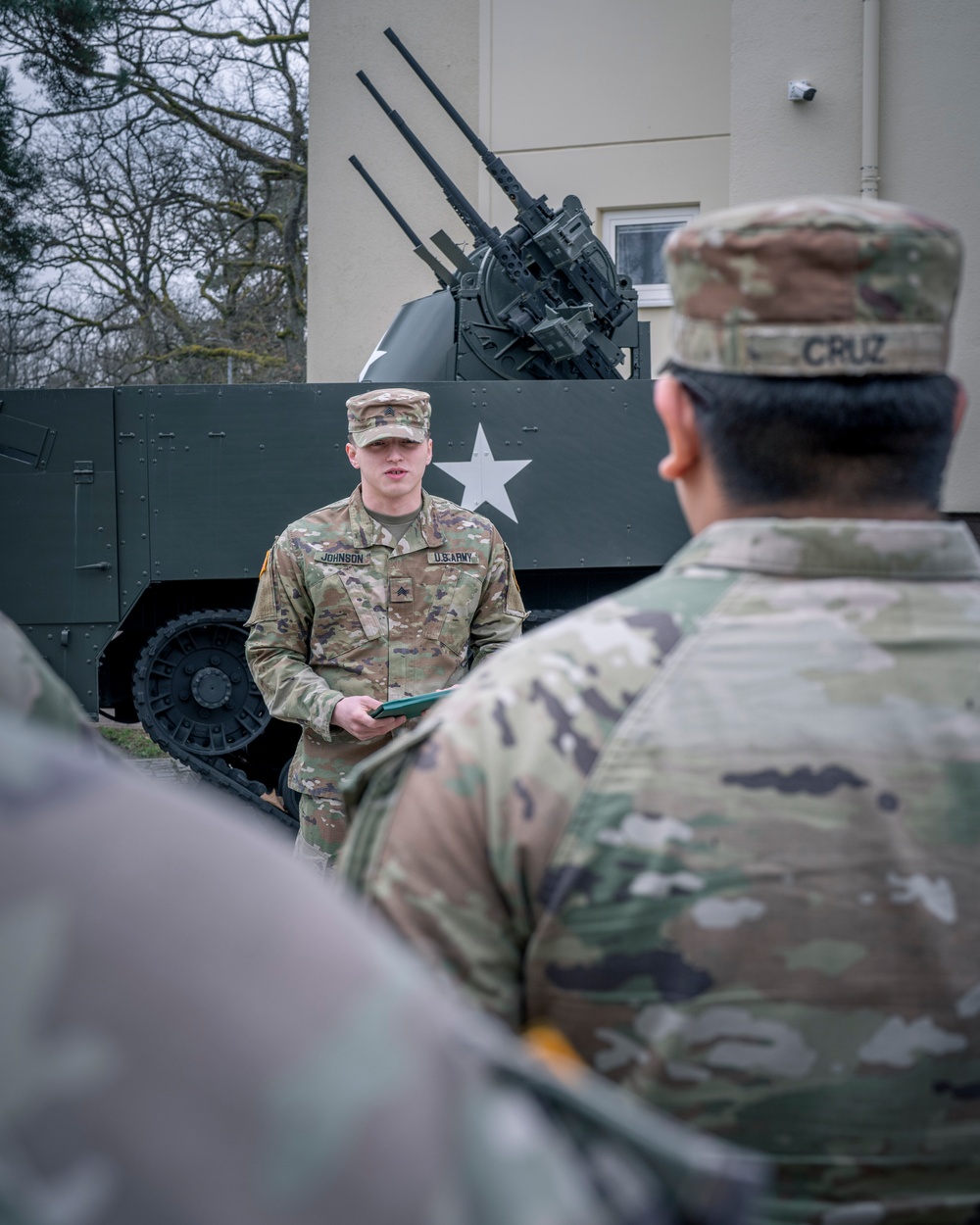 10th AAMDC Sgt. Charles Johnson Promotion Ceremony