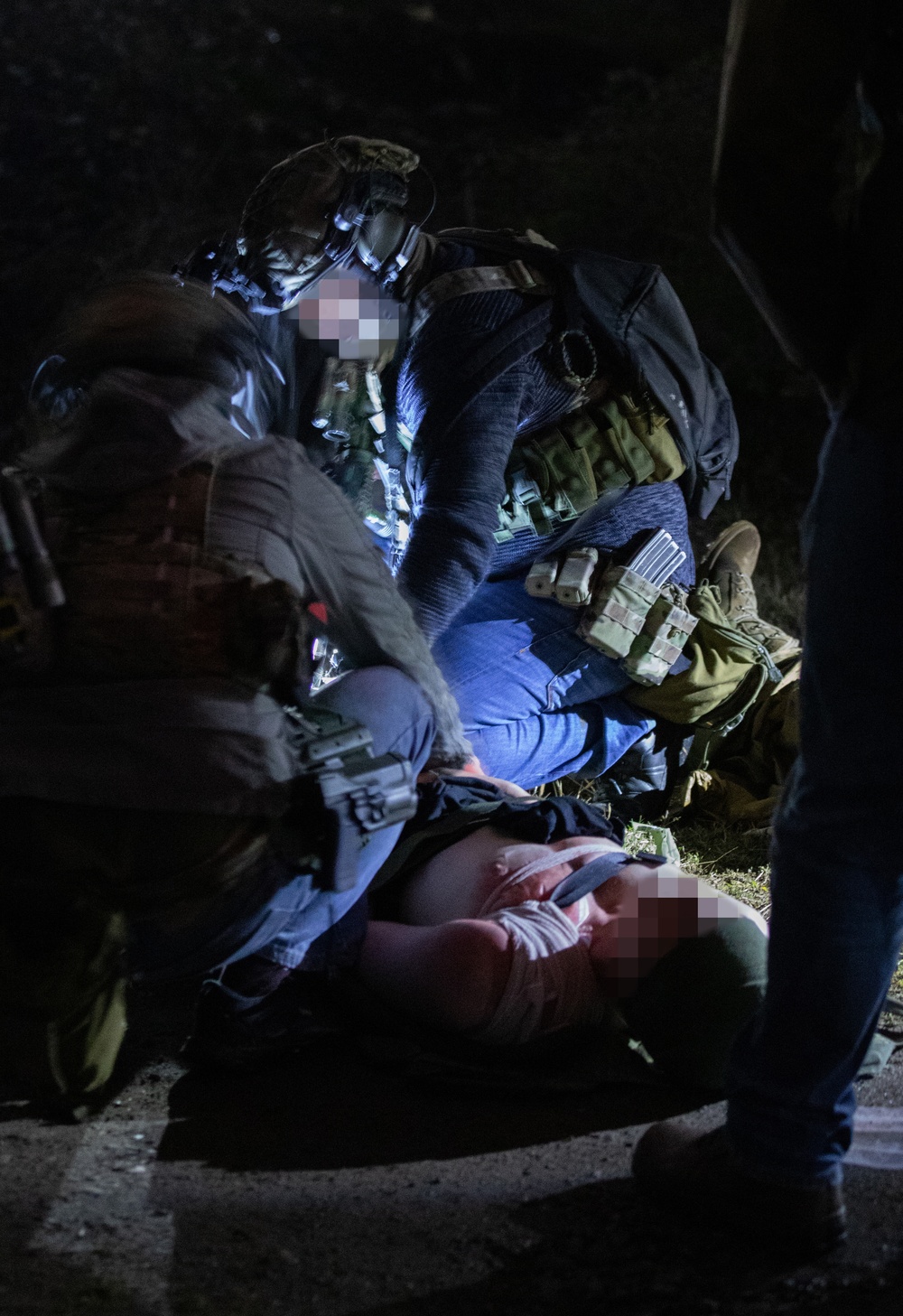 Georgian special operations forces train on tactical casualty combat care with MARSOC Marines at Trojan Footprint 24