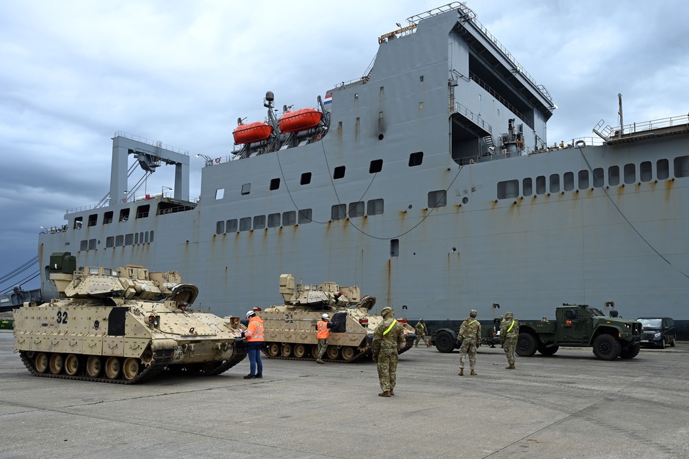 3rd Armored Brigade Combat Team, 4th Infantry Division Deployment – Port of Alexandroupolis