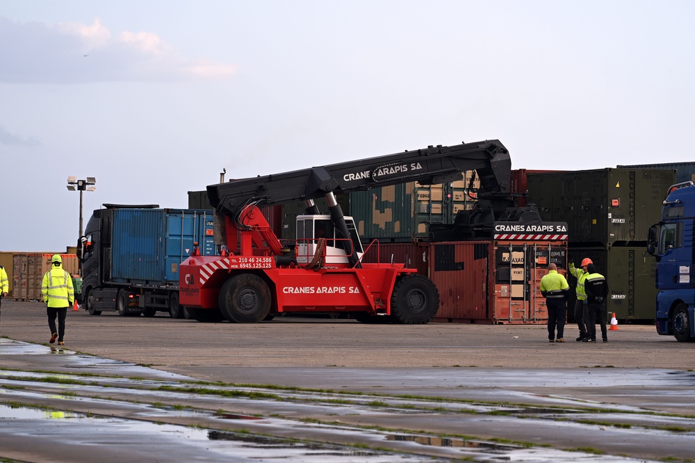 3rd Armored Brigade Combat Team, 4th Infantry Division Deployment – Port of Alexandroupolis