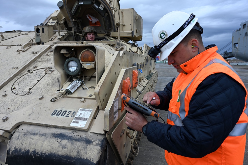 3rd Armored Brigade Combat Team, 4th Infantry Division Deployment – Port of Alexandroupolis