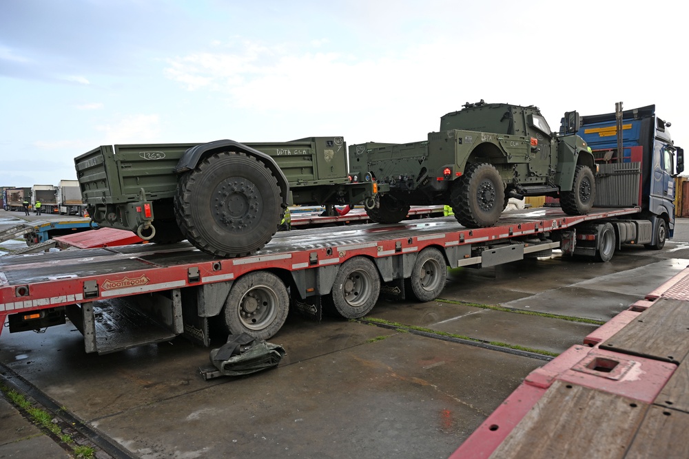 3rd Armored Brigade Combat Team, 4th Infantry Division Deployment – Port of Alexandroupolis