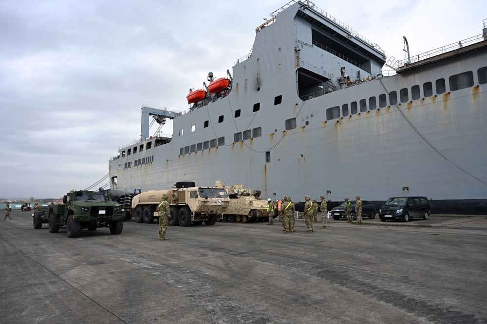 3rd Armored Brigade Combat Team, 4th Infantry Division Deployment – Port of Alexandroupolis