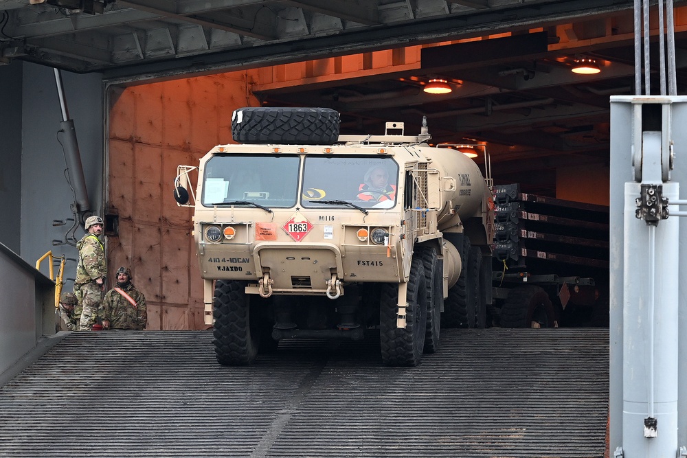 3rd Armored Brigade Combat Team, 4th Infantry Division Deployment – Port of Alexandroupolis