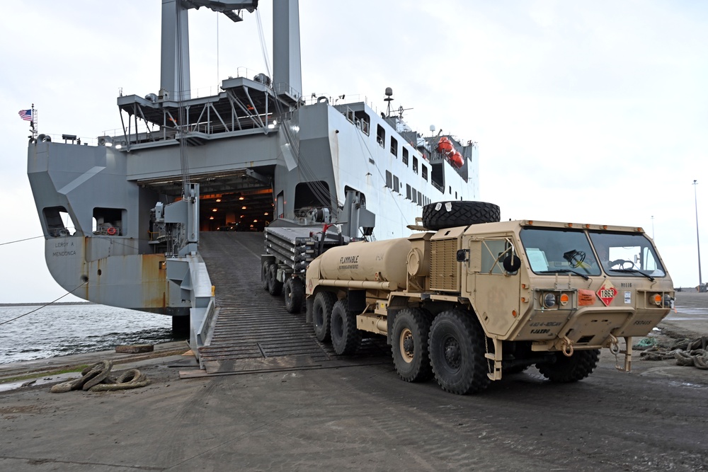 3rd Armored Brigade Combat Team, 4th Infantry Division Deployment – Port of Alexandroupolis