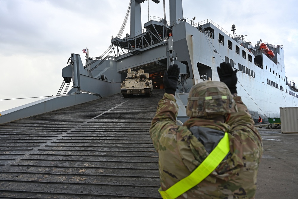 3rd Armored Brigade Combat Team, 4th Infantry Division Deployment – Port of Alexandroupolis