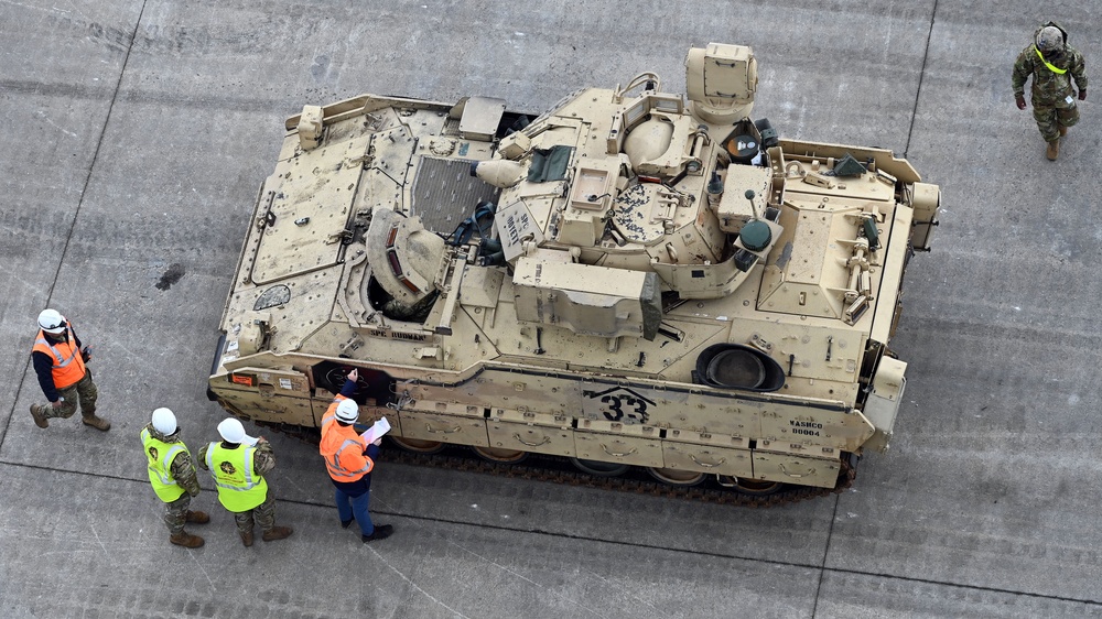 3rd Armored Brigade Combat Team, 4th Infantry Division Deployment – Port of Alexandroupolis