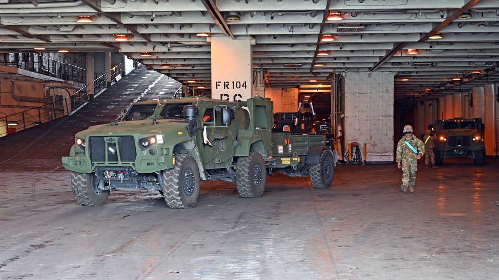 3rd Armored Brigade Combat Team, 4th Infantry Division Deployment – Port of Alexandroupolis