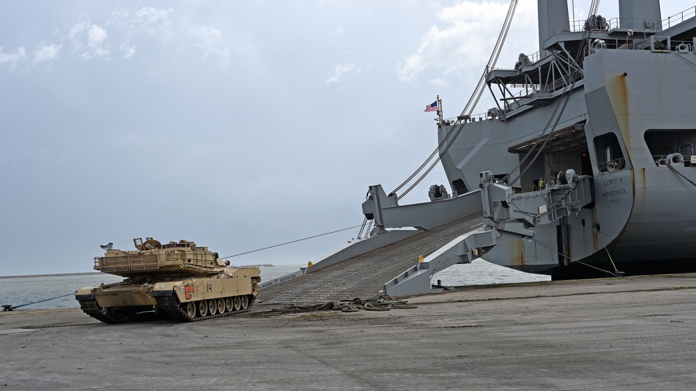 3rd Armored Brigade Combat Team, 4th Infantry Division Deployment – Port of Alexandroupolis