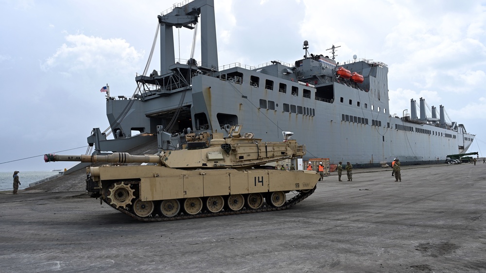 3rd Armored Brigade Combat Team, 4th Infantry Division Deployment – Port of Alexandroupolis