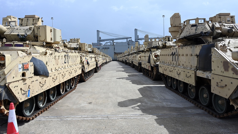 3rd Armored Brigade Combat Team, 4th Infantry Division Deployment – Port of Alexandroupolis