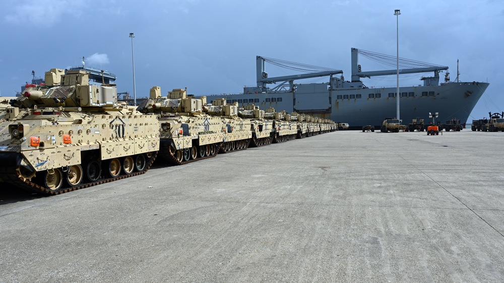 3rd Armored Brigade Combat Team, 4th Infantry Division Deployment – Port of Alexandroupolis