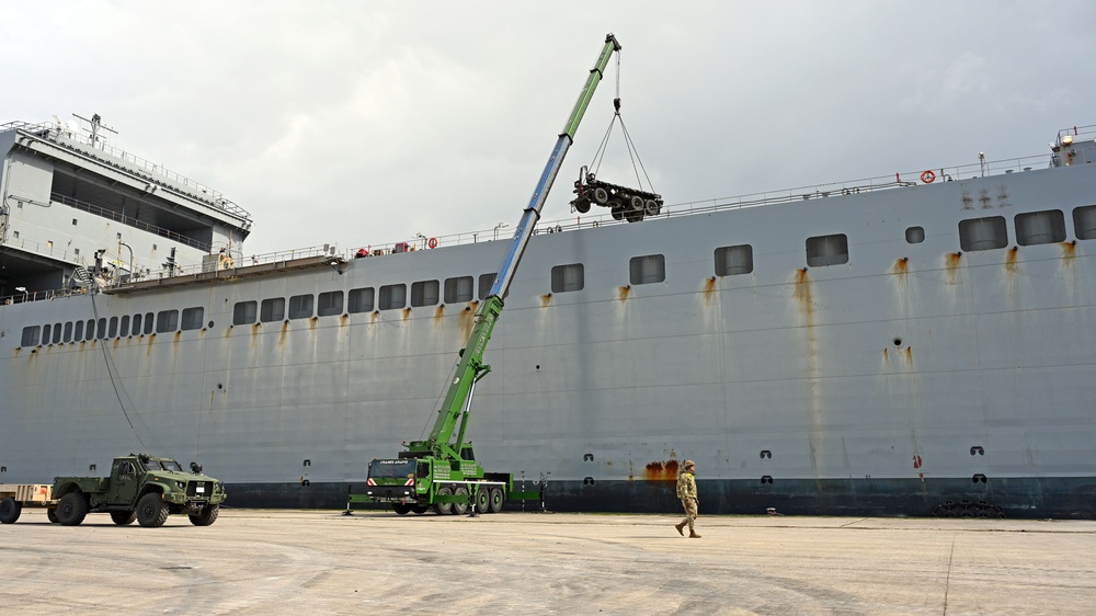 3rd Armored Brigade Combat Team, 4th Infantry Division Deployment – Port of Alexandroupolis