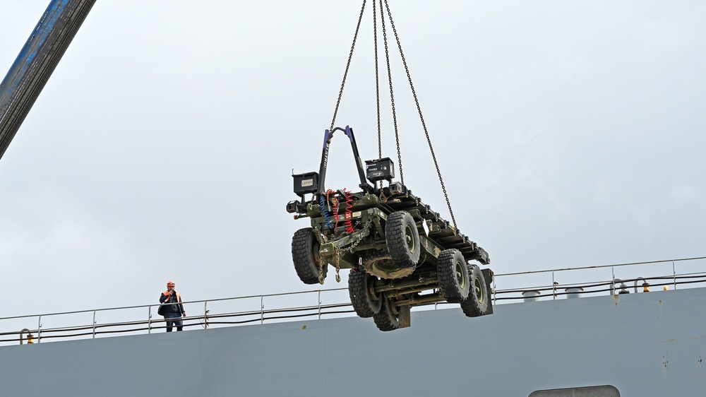 3rd Armored Brigade Combat Team, 4th Infantry Division Deployment – Port of Alexandroupolis