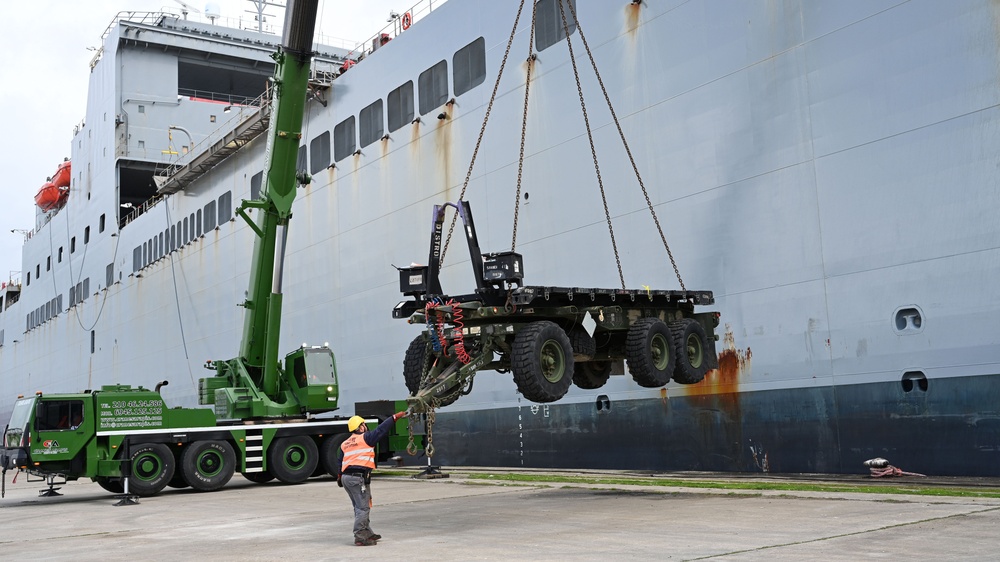 3rd Armored Brigade Combat Team, 4th Infantry Division Deployment – Port of Alexandroupolis