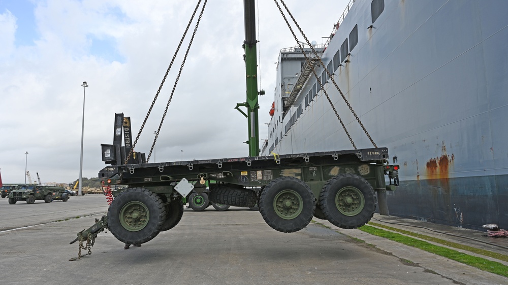 3rd Armored Brigade Combat Team, 4th Infantry Division Deployment – Port of Alexandroupolis