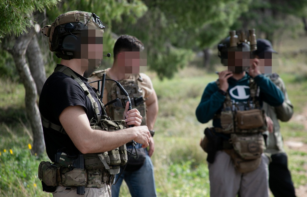 Greek SOF soldiers perform communications checks