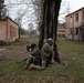 Georgian special operations forces soldiers maintain security outside a compound during Trojan Footprint 24