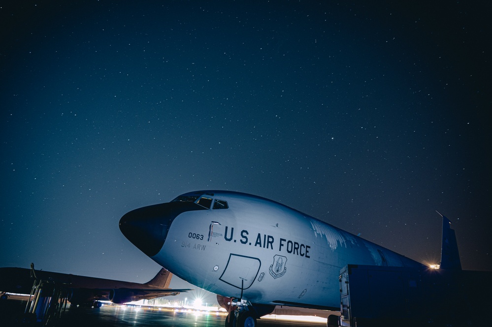 Night Skies with a KC-135 Stratotanker