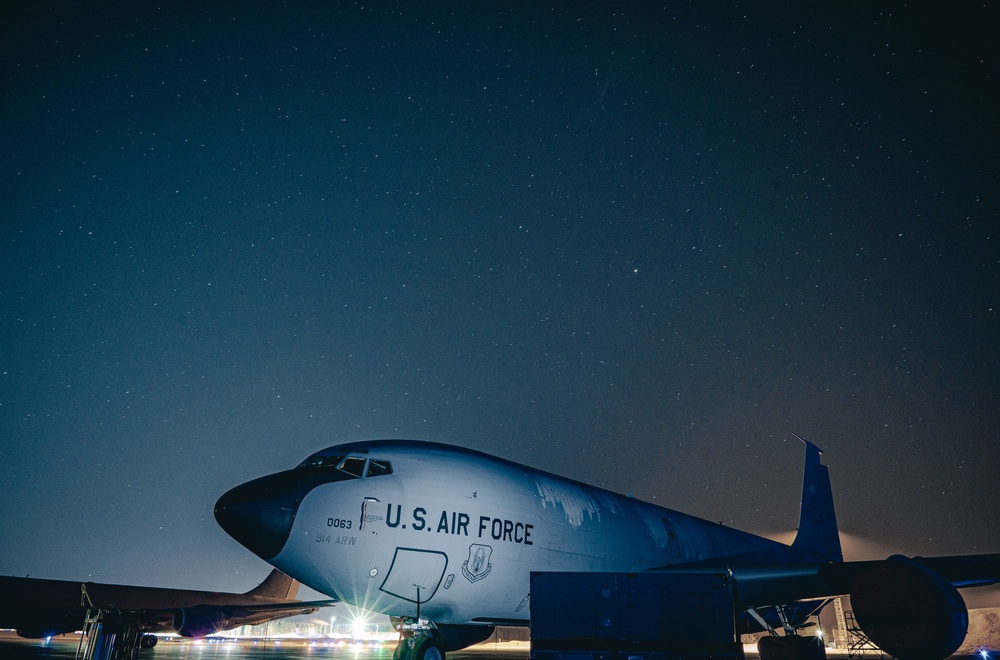 Night Skies with a KC-135 Stratotanker